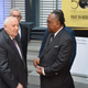 Former Soviet President Mikhail Gorbachev and Southern Christian Leadership Conference President Charles Steele
COURTESY OF THE SCLC